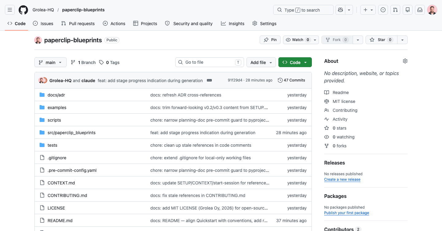 Paperclip Blueprints: Generate Paperclip companies from a markdown brief